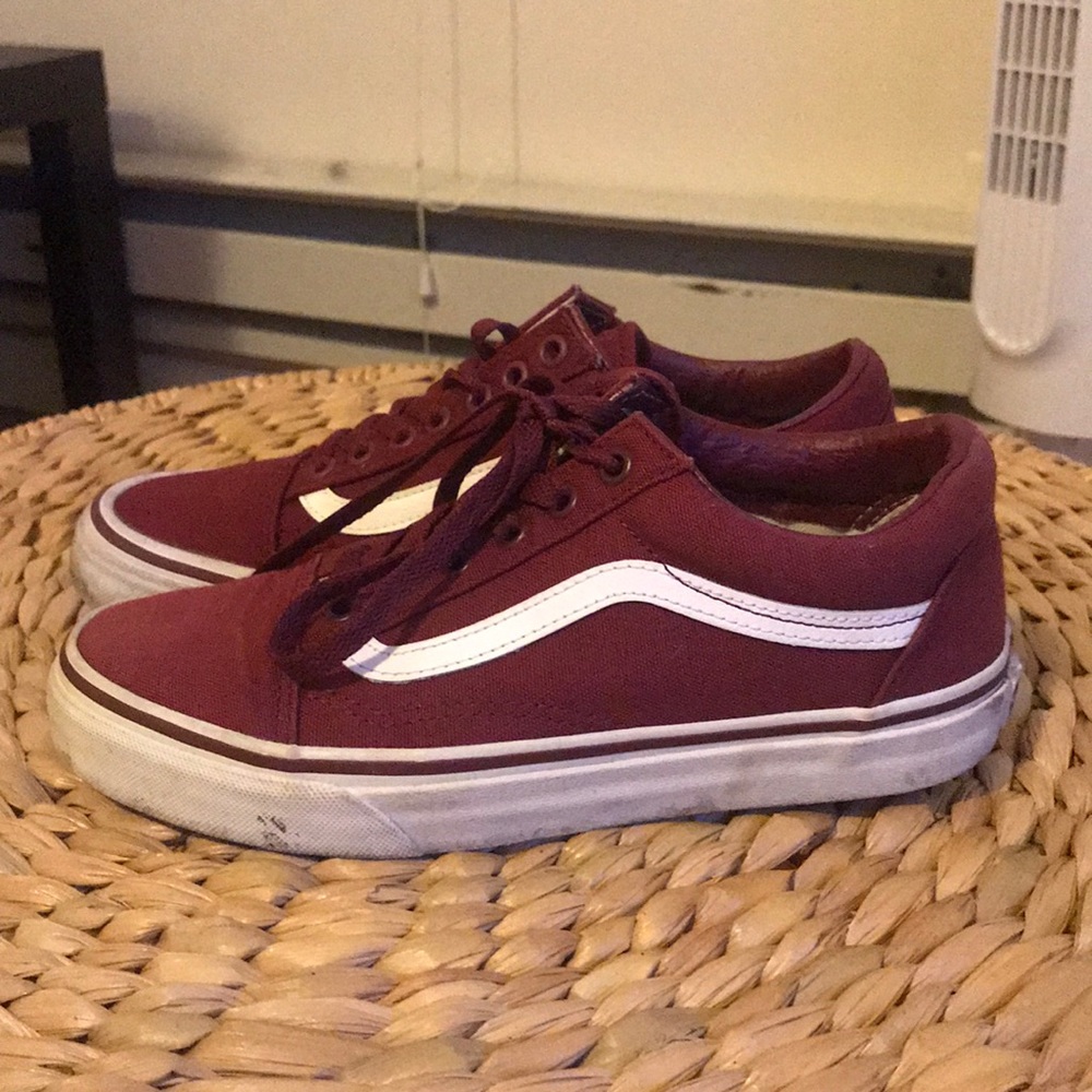 Maroon Vans!
